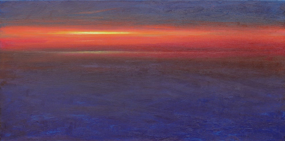 Horizon. From An Original Seascape Painting By Derek Hare