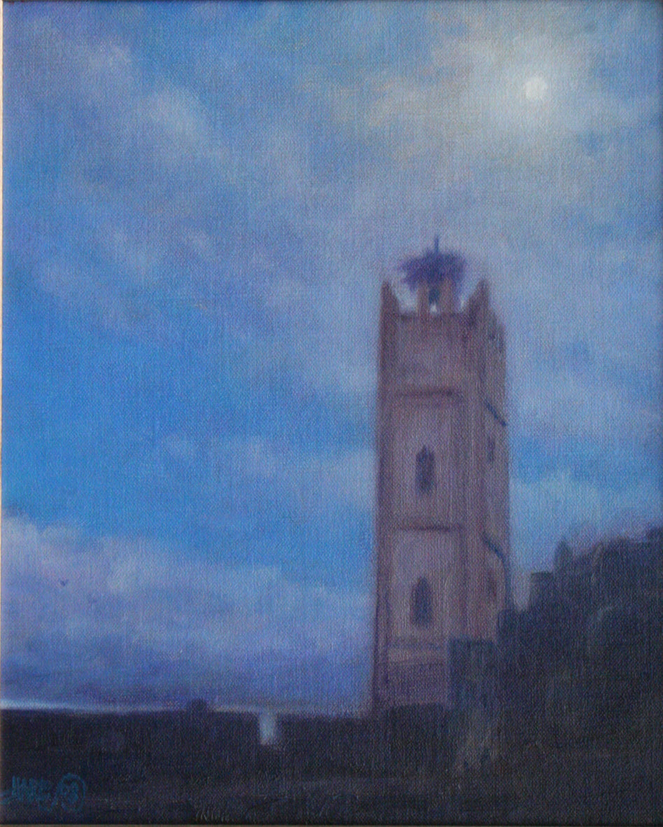 Moon Over Ouarzazate, Morocco.