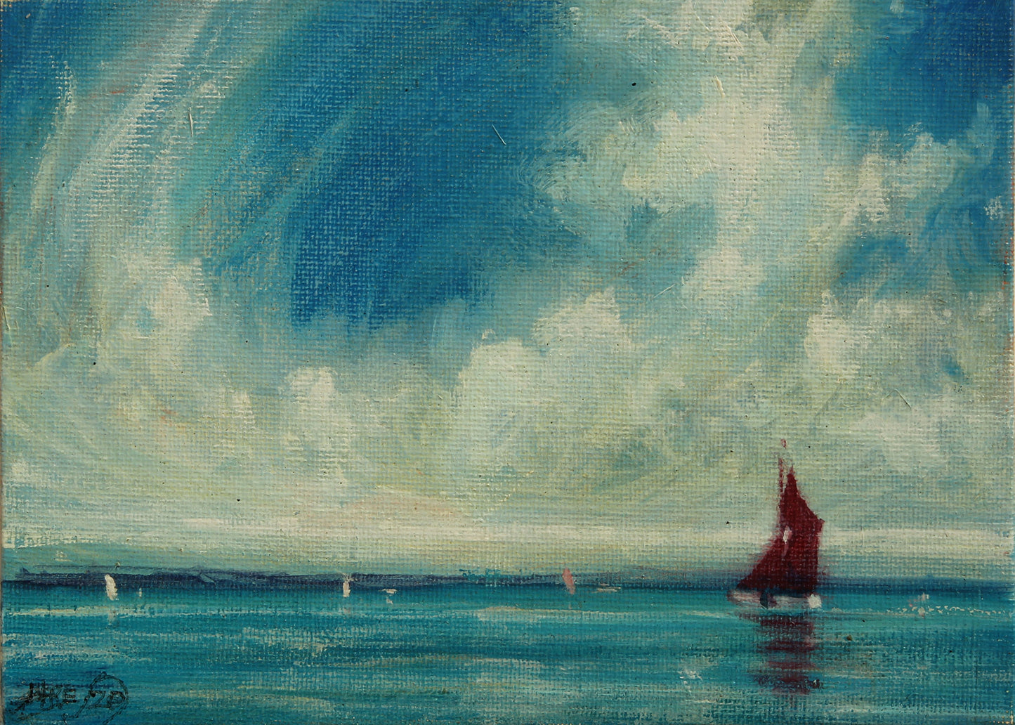 Sailing Barge At Maldon