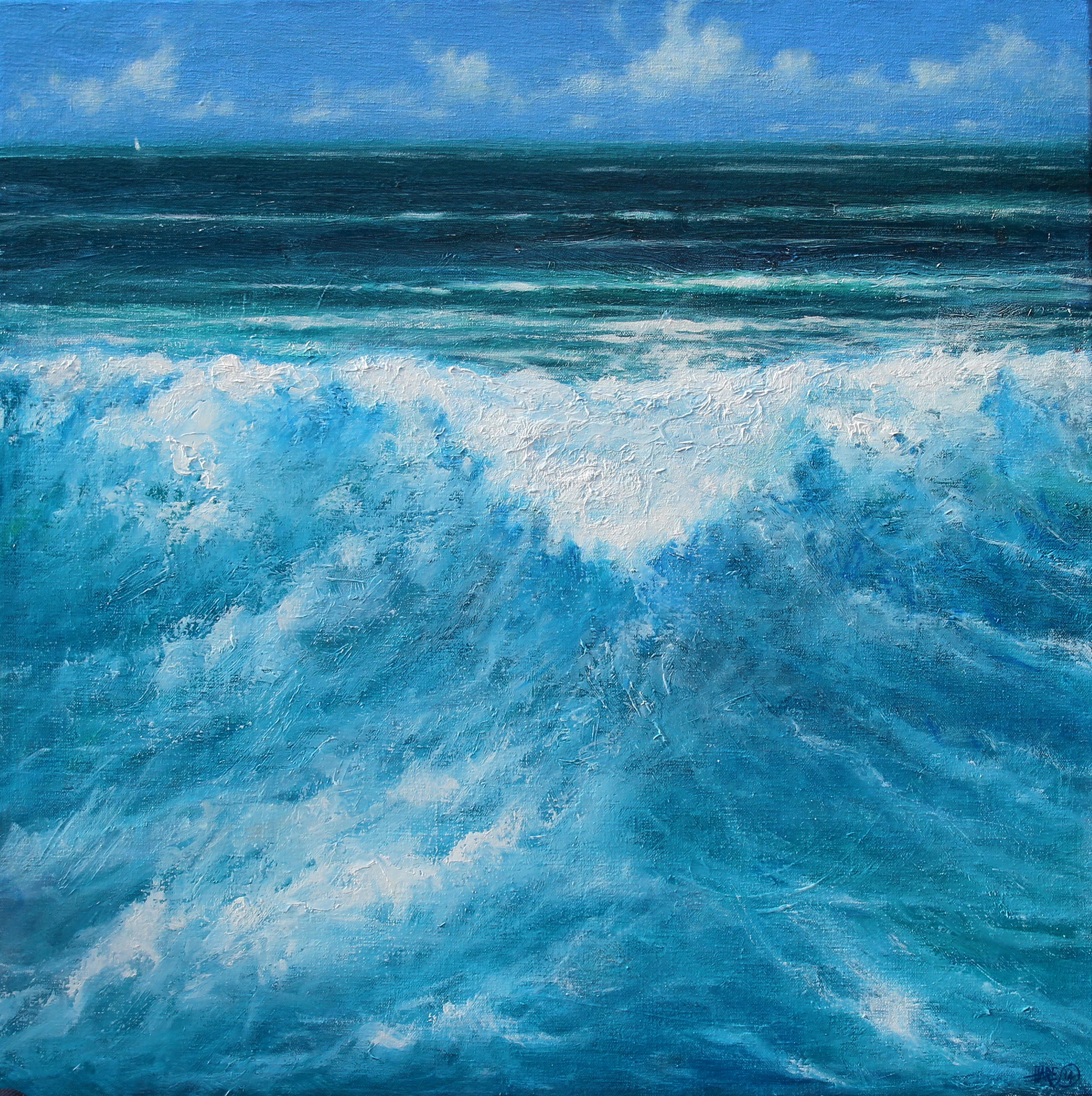 Blue Ocean Art Big Wave Seascape Oil On Canvas Painting Bahamas Art blue-ocean-art-big-wave-seascape-oil-on-canvas-painting-bahamas-art