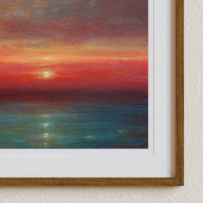 Beach Canvas Art, Seascape Painting, Bahamas Painting, Ocean Wall Art, Scenery Canvas Art Print, Sunset Art Prints, Signed by Artist, Limited Edition Art