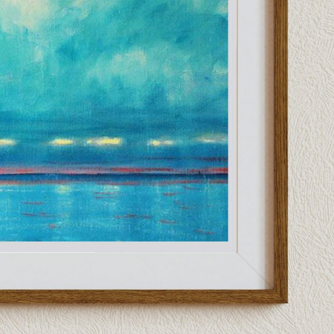 Beach Wall Art, Seascape Painting, Norfolk Coast, UK Beach Art, Coastal Art Decor, Ocean Art, Beachshore Canvas, Signed by Artist