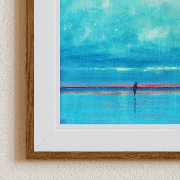 Beach Wall Art, Seascape Painting, Norfolk Coast, UK Beach Art, Coastal Art Decor, Ocean Art, Beachshore Canvas, Signed by Artist