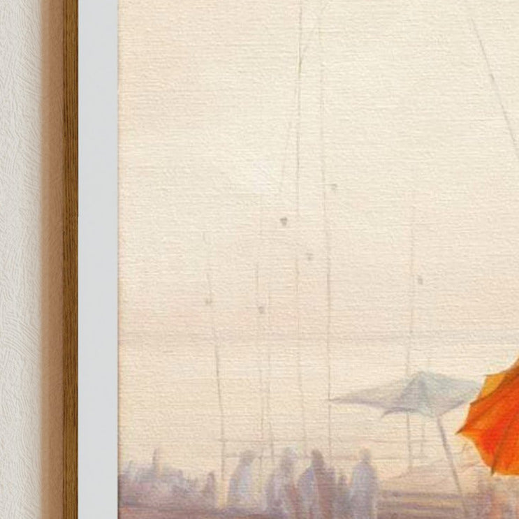 Sunrise Wall Art, Scenery Canvas Art, India Wall Art, Ocean Art, Seascape Painting, Living Room Art, Signed by Artist, Sunrise Art Prints, Landscape paintings