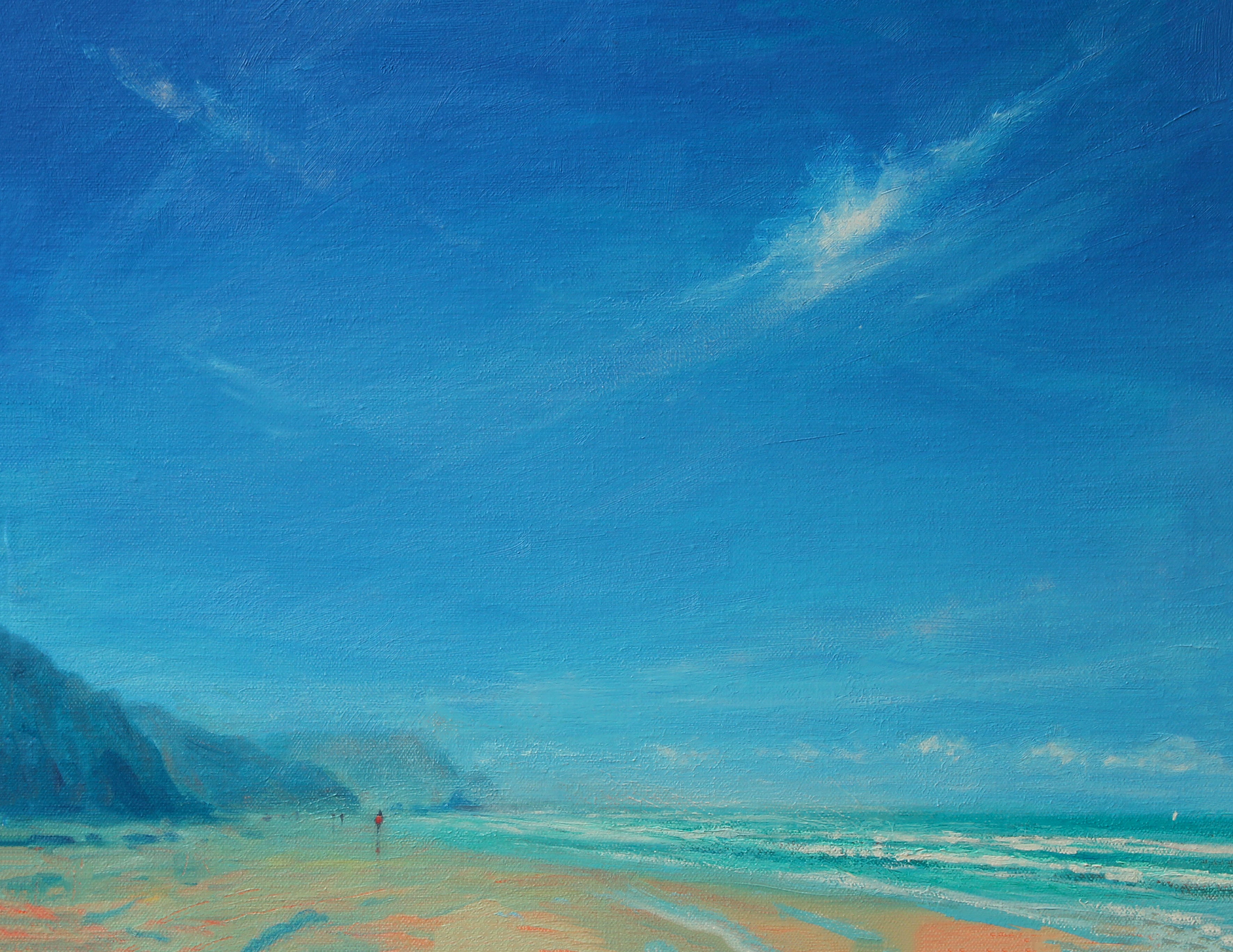 Castelejo Beach. Original Seascape Painting by Derek Hare – Derek Hare ...