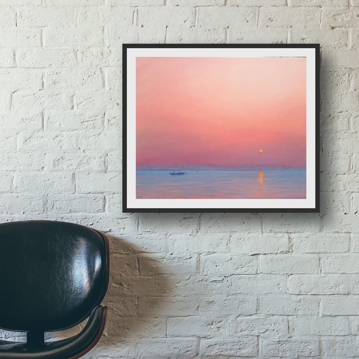 Pink Dawn On The Ganges