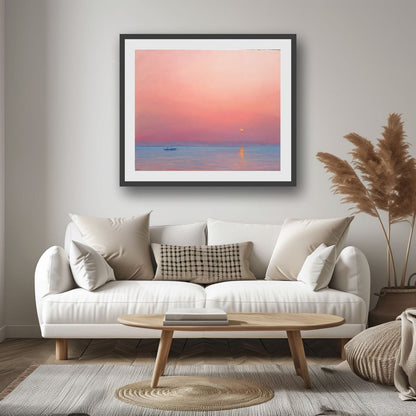 Pink Dawn On The Ganges