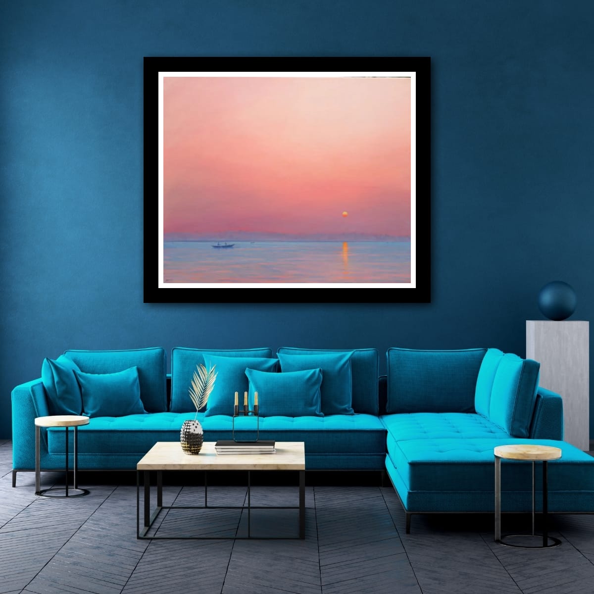Pink Dawn On The Ganges