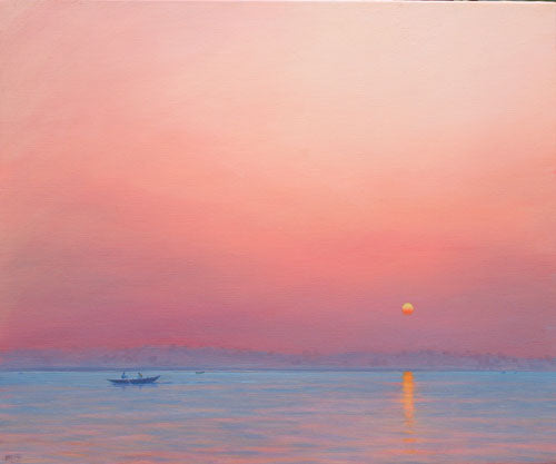 Pink Dawn On The Ganges
