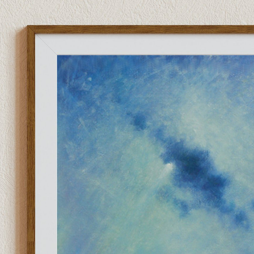 Breaking-light-seascape-painting-by-derek-hare-Beach Wall Art, Sky Canvas Art, Ocean Art Print, Seascape Painting, Blue Ocean Wall Art, Signed by Artist, Living Room Canvas Art
