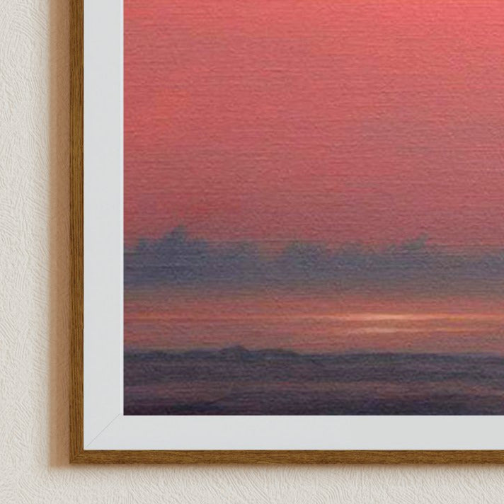 Landscape Painting, Ocean Wall Art, Sunset Wall Art, India canvas art, cityscape canvas art, India city art print, Taj Mahal wall art, 