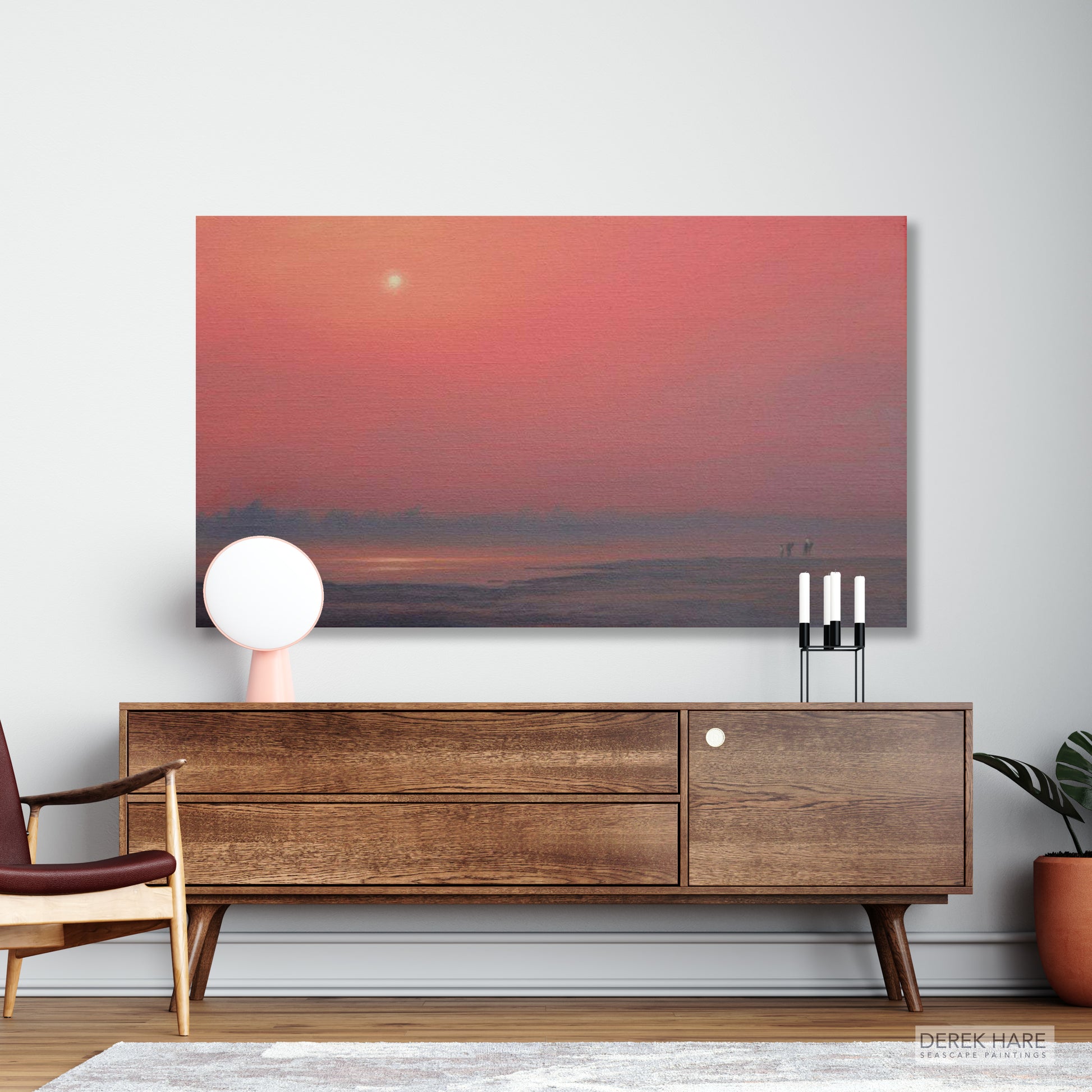 Landscape Painting, Ocean Wall Art, Sunset Wall Art, India canvas art, cityscape canvas art, India city art print, Taj Mahal wall art, 