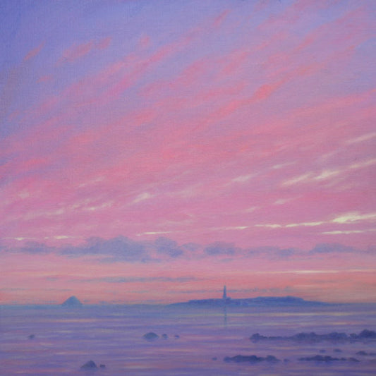 Dawn Over Ailsa Craig, With Pladda Island