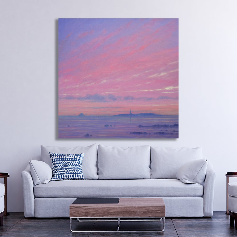 Dawn Over Ailsa Craig With Pladda Island