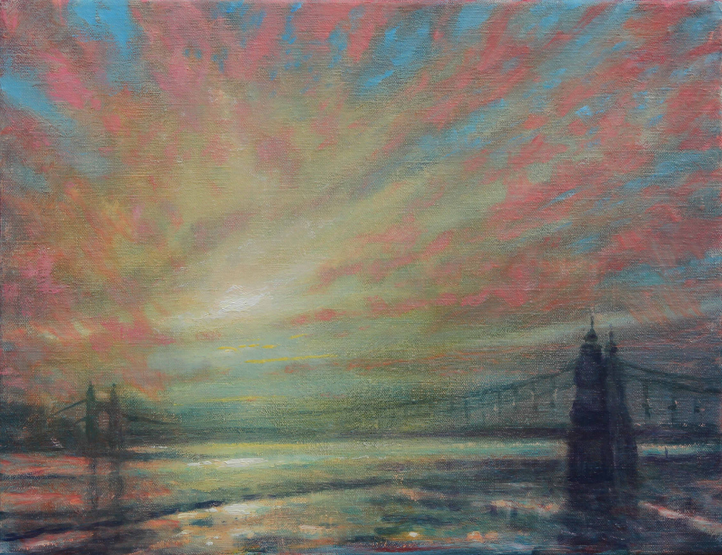 Sunset At Hammersmith Bridge