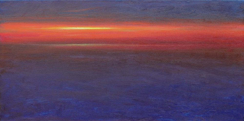 Horizon.  From An Original Seascape Painting By Derek Hare