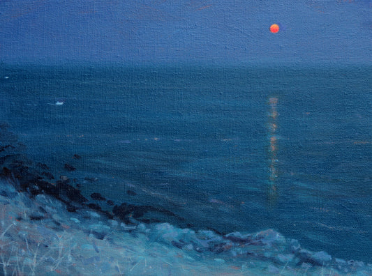 Moonrise Off Algarve Coast