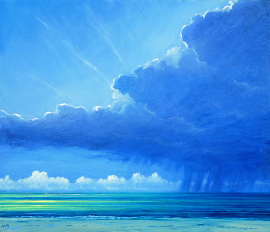 Storm Off Bird Island, Seychelles
