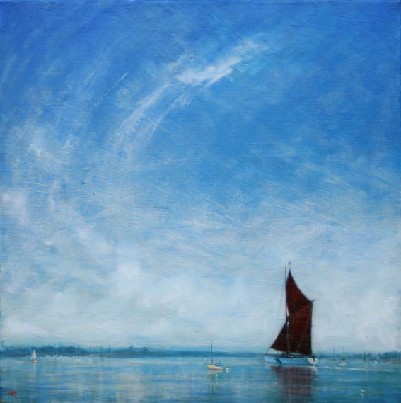 Sailing Barge At Maldon