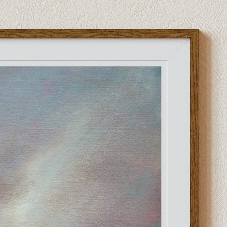 Seascape Canvas Painting, Ocean Wall Art, London Wall Art, St Paul's Cathedral painting. London Painting, Signed by Artist