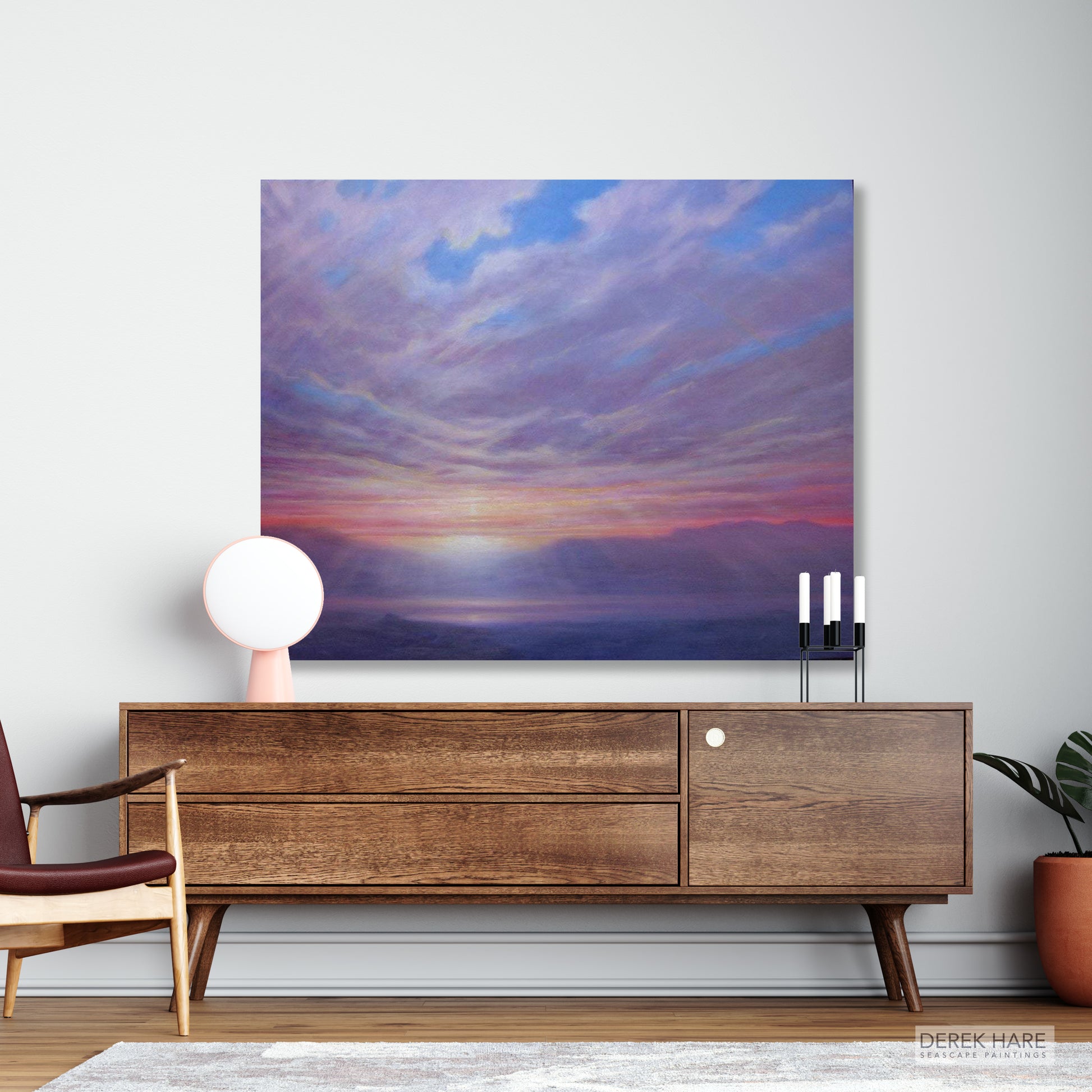 Sunrise After the Storm Painting, beach wall art, beach canvas prints, seascape paintings, seascape art, wall art, derek hare wall art, living room art, ocean art prints, bedroom art, Bedroom art, sea art print, Landscape paintings, horizon wall art, Print wall art, sunrise wall art