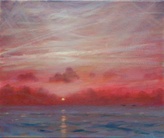 Beach Canvas Art, Sunrise Canvas Art, Seascape Painting, Bahamas Painting, Ocean Wall Art, Scenery Canvas Art Print, Sunset Art Prints, Signed by Artist, Limited Edition Art