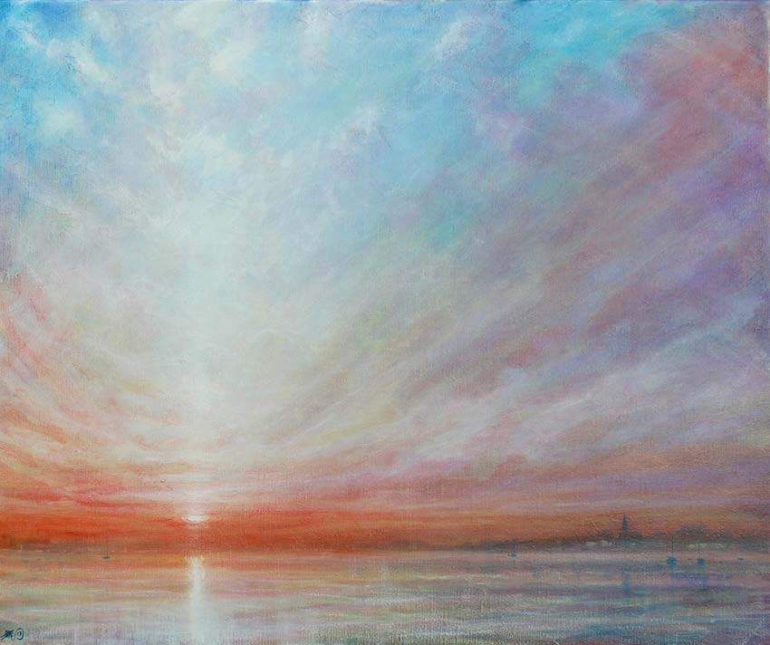 Beach Canvas Art, Seascape Painting, uk Painting, Ocean Wall Art, Scenery Canvas Art Print, Sunset Art Prints, Signed by Artist, Limited Edition Art
