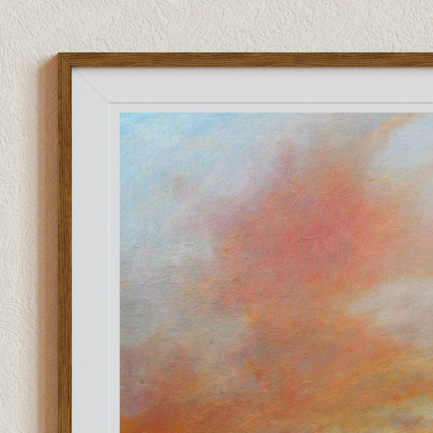 Seascape painting, Coastal art print, Seascape Canvas Art, Ocean Wall Art, UK Seascape Painting, Westminister Bridge, Sunset Art Prints, Signed by Artist, Limited Edition Art