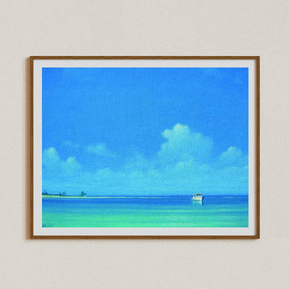 beach wall art, beach canvas prints, seascape paintings, seascape art, india wall art, derek hare wall art, living room art, ocean art prints, bedroom art, Bedroom art, sea art print, Landscape paintings, horizon wall art, Bahamas wall art