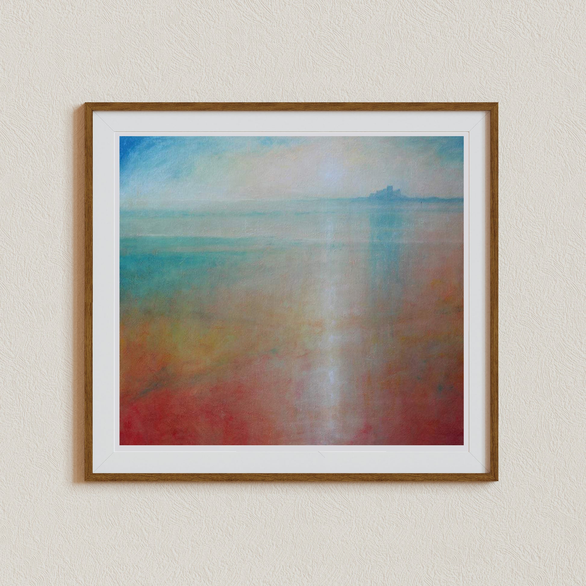Sunset Canvas Art, Seascape Painting, Ocean Wall Art, Scenery Canvas Art Print, Sunset Art Prints, Bamburgh Wall Art, Signed by Artist
