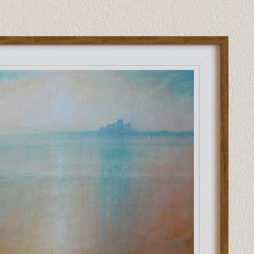 Sunset Canvas Art, Seascape Painting, Ocean Wall Art, Scenery Canvas Art Print, Sunset Art Prints, Bamburgh Wall Art, Signed by Artist