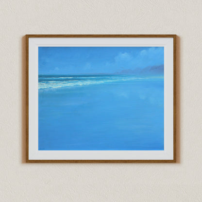 Beach Wall Art, Seascape Painting, Algarve, Portugal, Coastal Art Decor, Ocean Art, Beachshore Canvas, Signed by Artist, Beach Art Gift