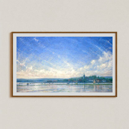 Ocean Wall Art, India Ocean Print, Coastal Canvas Art. Sunset Painting, Print of India, Sunset Print, Landscape Art Print Signed by Artist