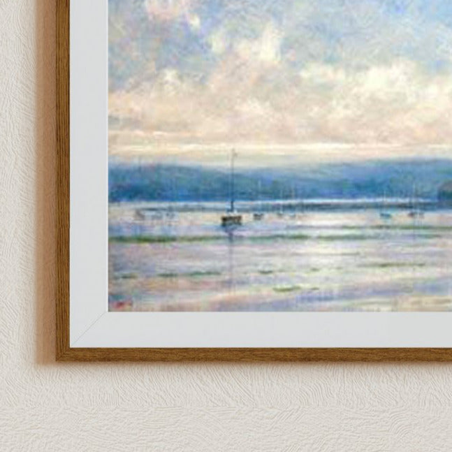 Landscape Wall Art, Coastal Canvas Art, Sailing Art Print, Scenery Art Print, Signed by Artist, Harbour Canvas Art Signed by Artist, 
