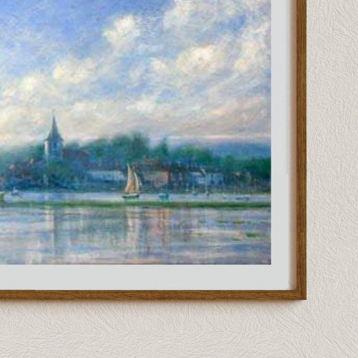 Landscape Wall Art, Coastal Canvas Art, Sailing Art Print, Scenery Art Print, Signed by Artist, Harbour Canvas Art Signed by Artist, 