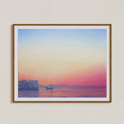 Coastal Wall Art, India Beach Art, Beach Painting, Ocean Wall Art, Tropical Beach art, Signed by Artist, Blue Sky Beach Canvas Art