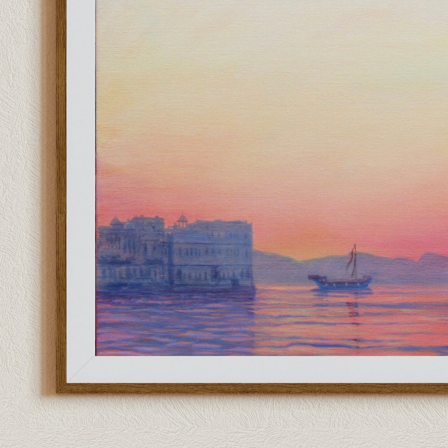 Coastal Wall Art, India Beach Art, Beach Painting, Ocean Wall Art, Tropical Beach art, Signed by Artist, Blue Sky Beach Canvas Art